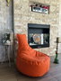 Atelier Del Sofa Puf Orange 60x70x30 cm Impertex Impermeable